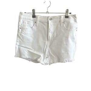 Kendall & Kylie White Jean Shorts Stretch Size 11 Coastal Cowgirl Spring Break